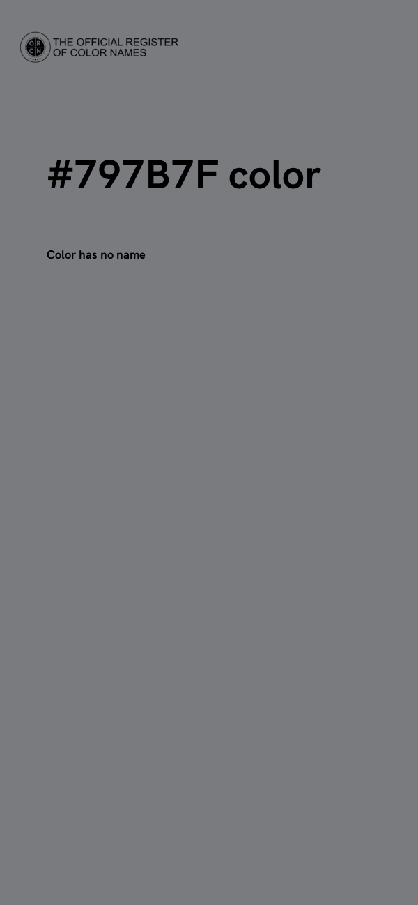 #797B7F color image