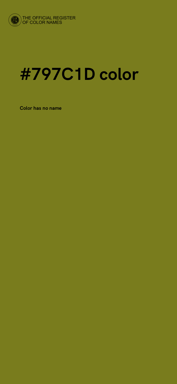 #797C1D color image