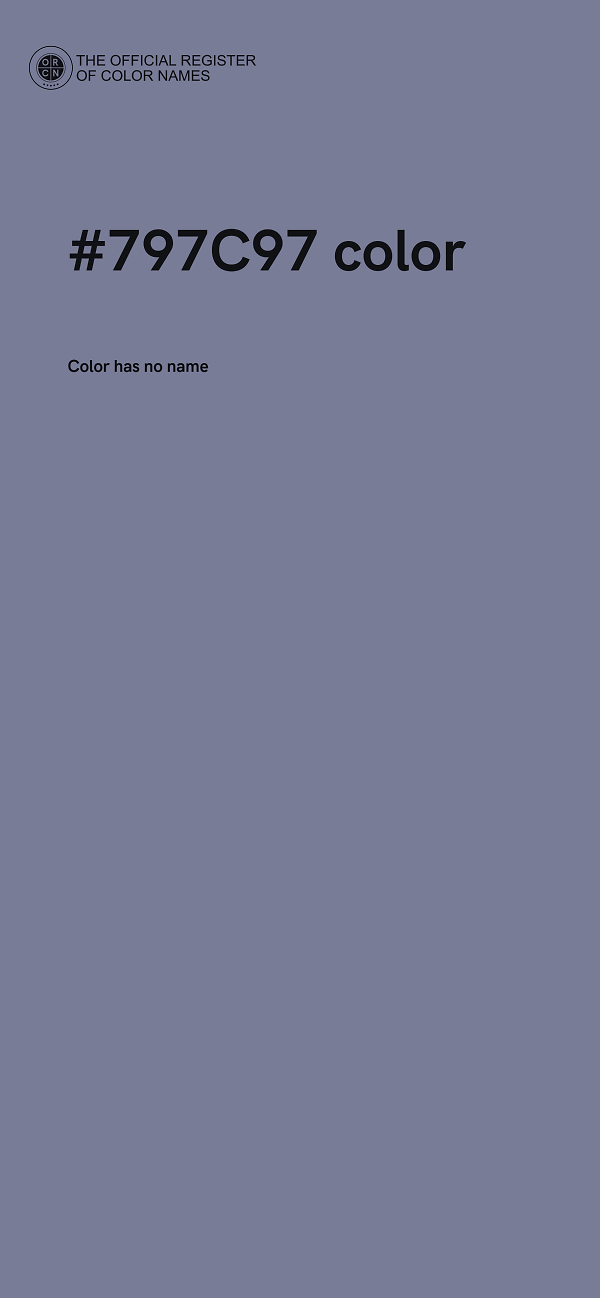#797C97 color image