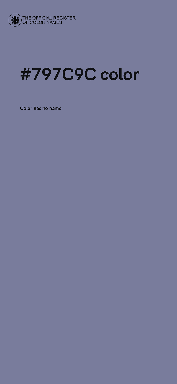 #797C9C color image