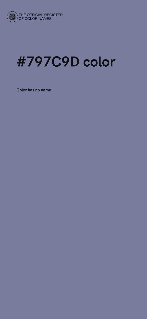 #797C9D color image