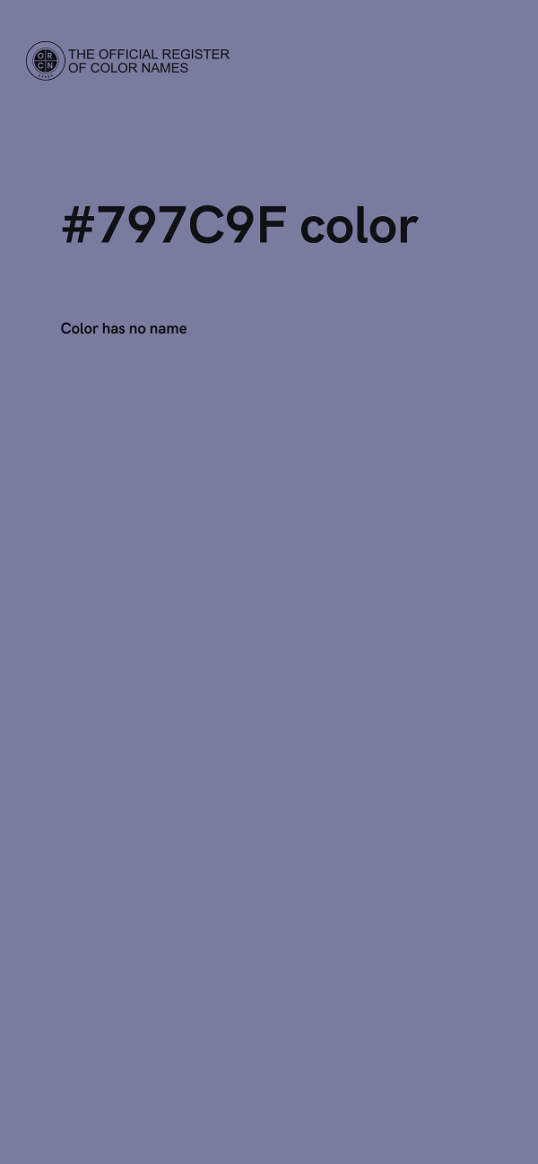 #797C9F color image