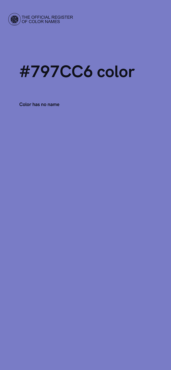 #797CC6 color image