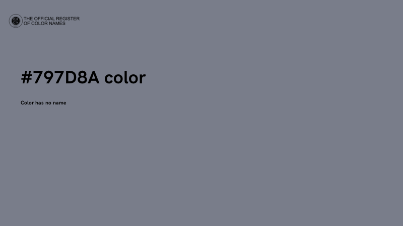 #797D8A color image