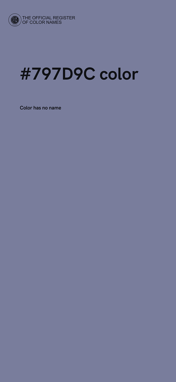 #797D9C color image