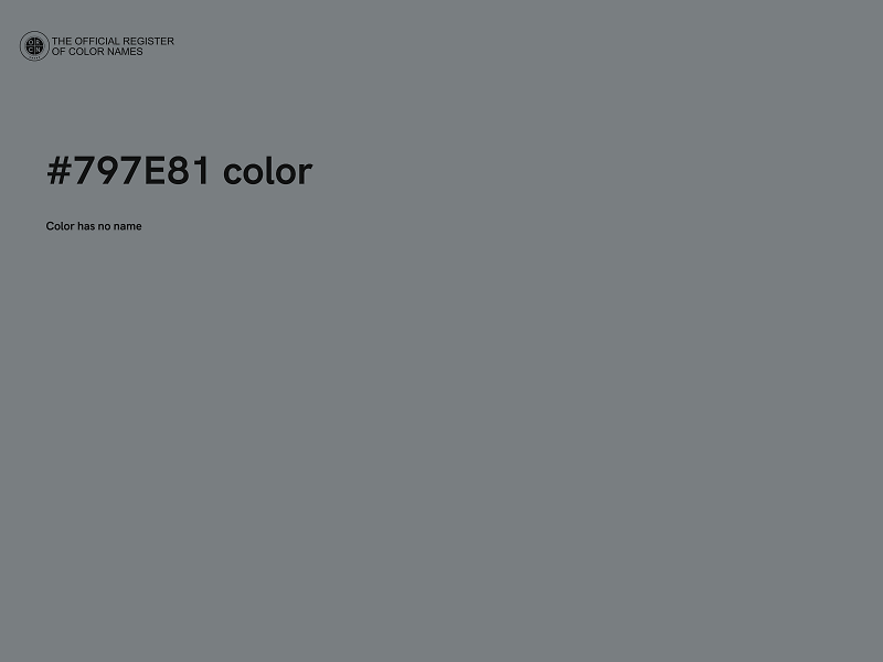 #797E81 color image