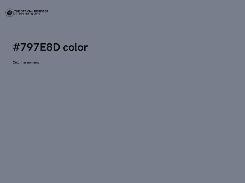 #797E8D color image