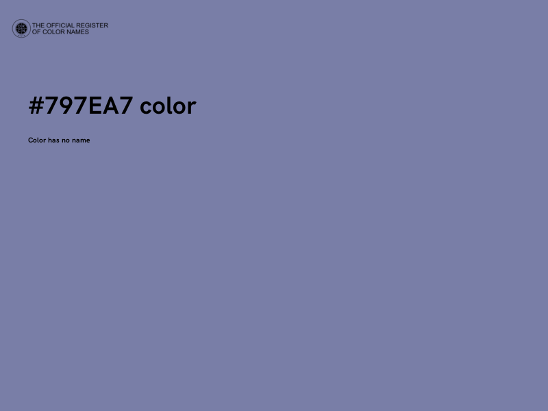 #797EA7 color image