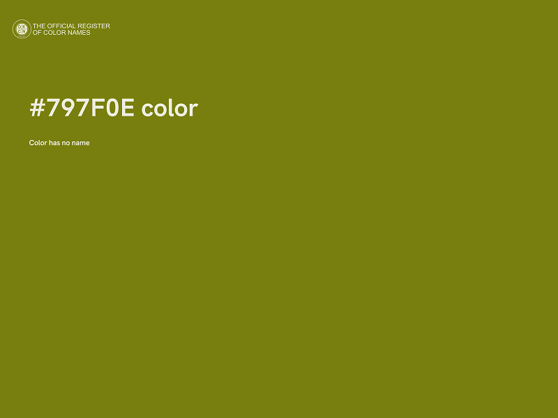 #797F0E color image