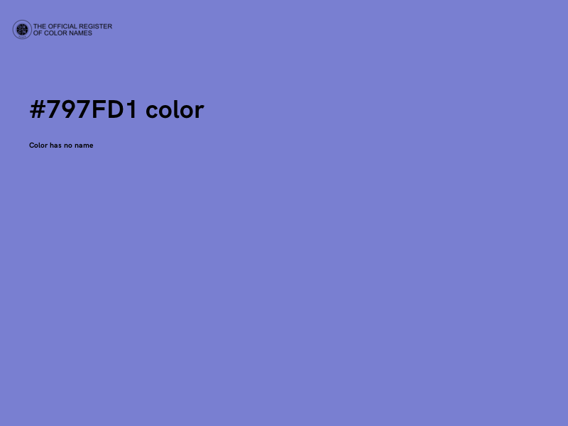 #797FD1 color image