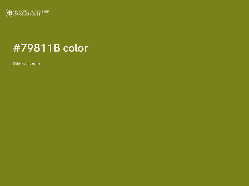 #79811B color image