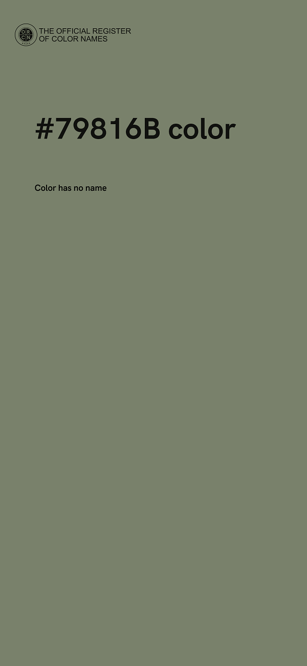 #79816B color image