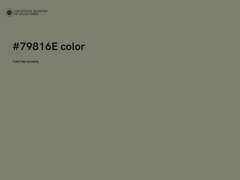 #79816E color image
