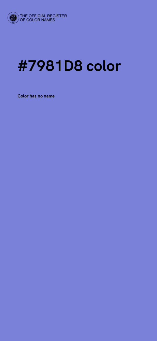#7981D8 color image