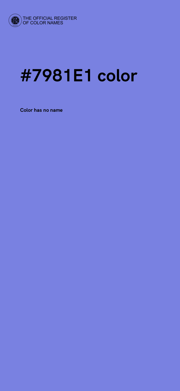#7981E1 color image