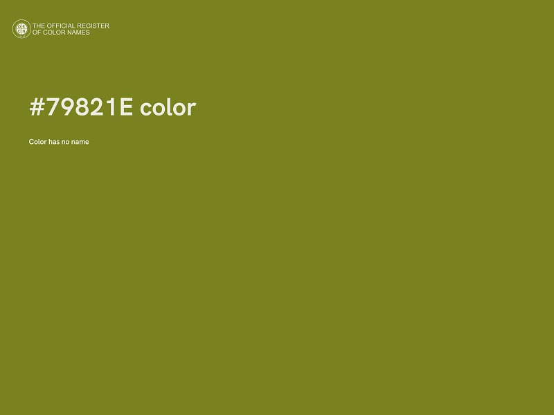 #79821E color image