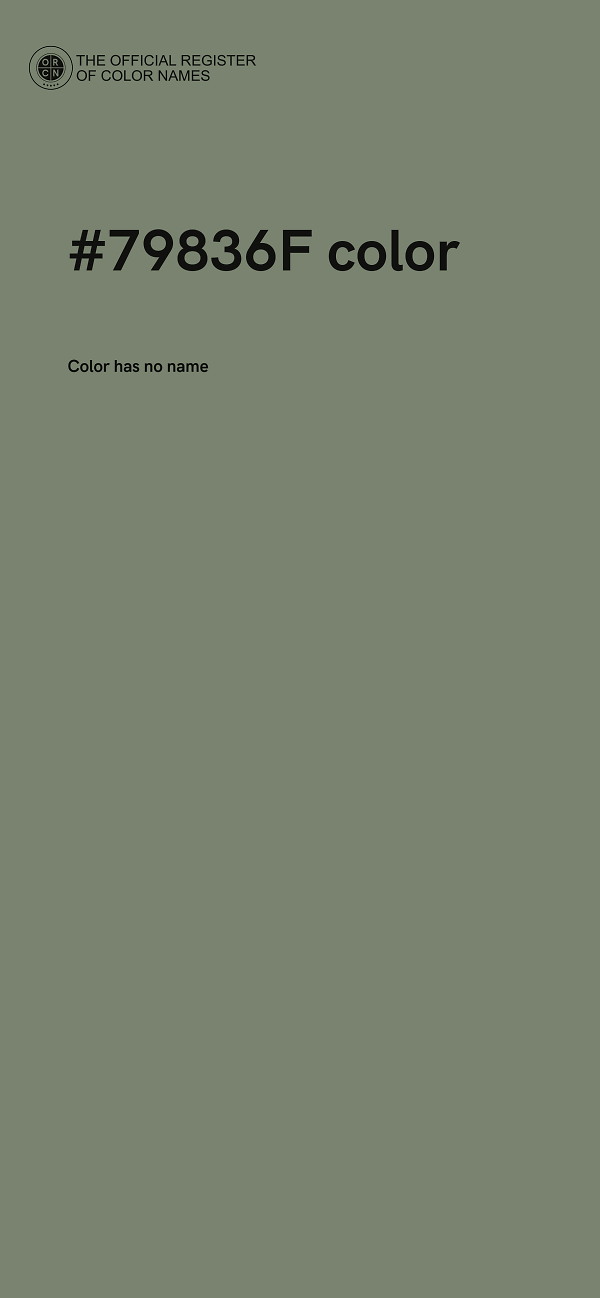 #79836F color image