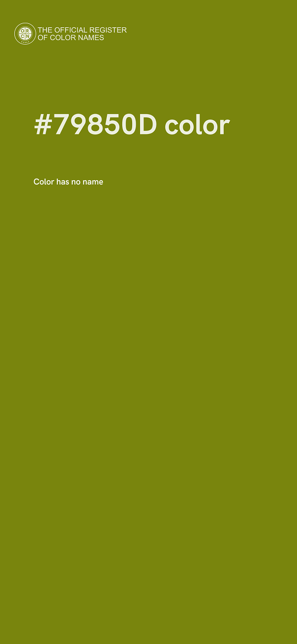 #79850D color image