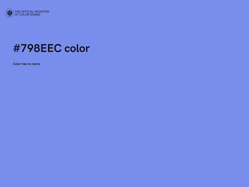 #798EEC color image