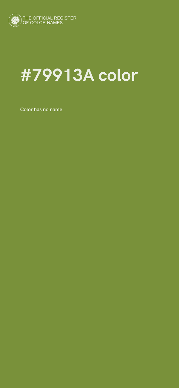 #79913A color image