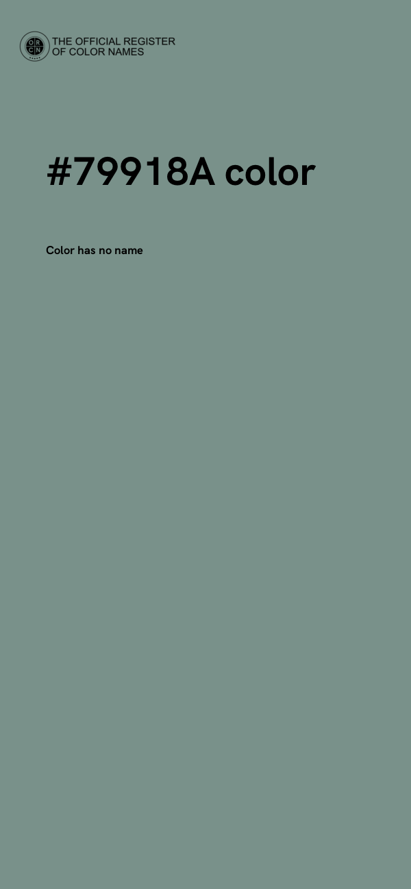 #79918A color image