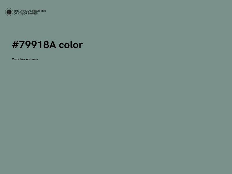 #79918A color image