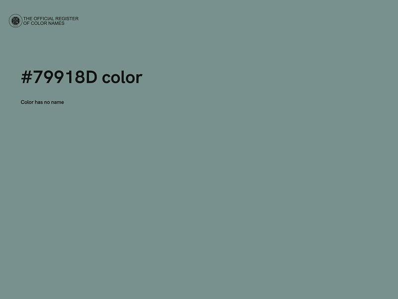 #79918D color image