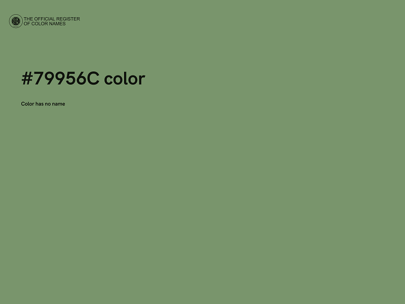 #79956C color image