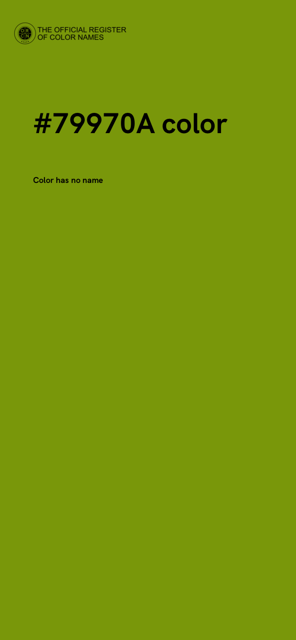 #79970A color image