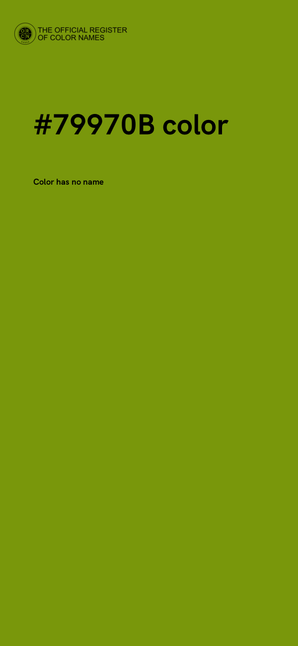 #79970B color image