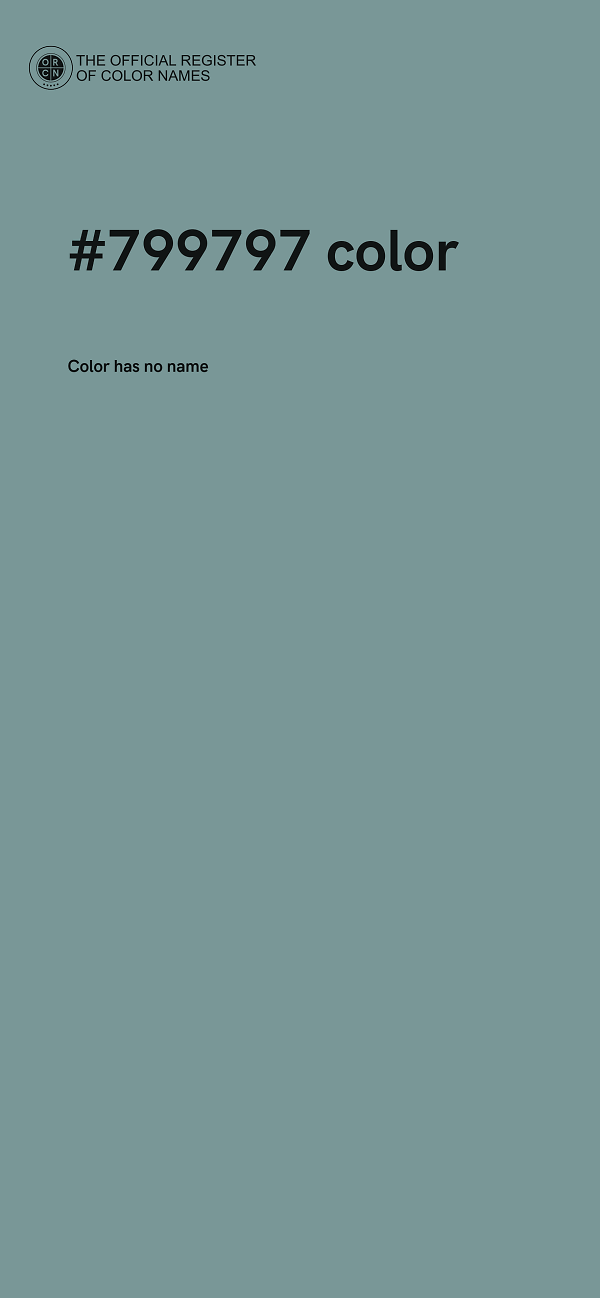 #799797 color image