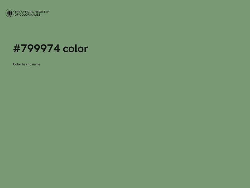 #799974 color image