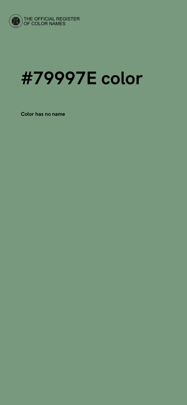 #79997E color image