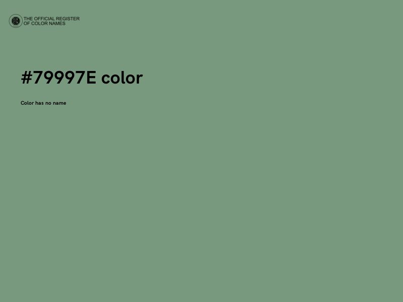 #79997E color image