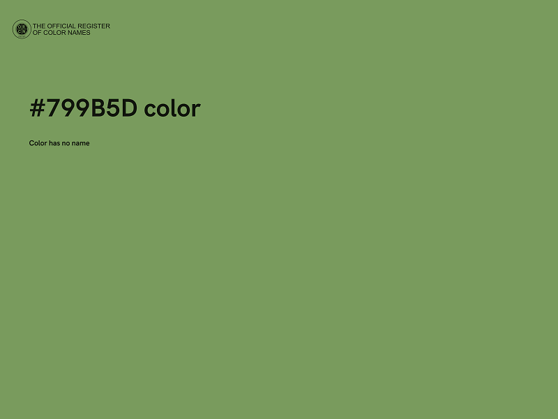 #799B5D color image