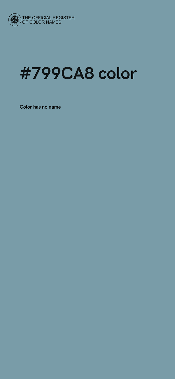 #799CA8 color image