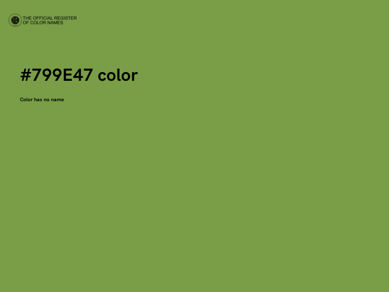 #799E47 color image
