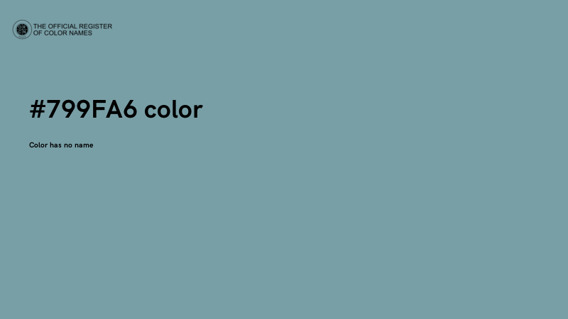 #799FA6 color image