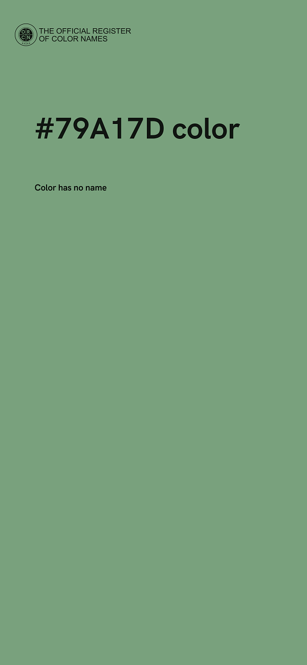 #79A17D color image