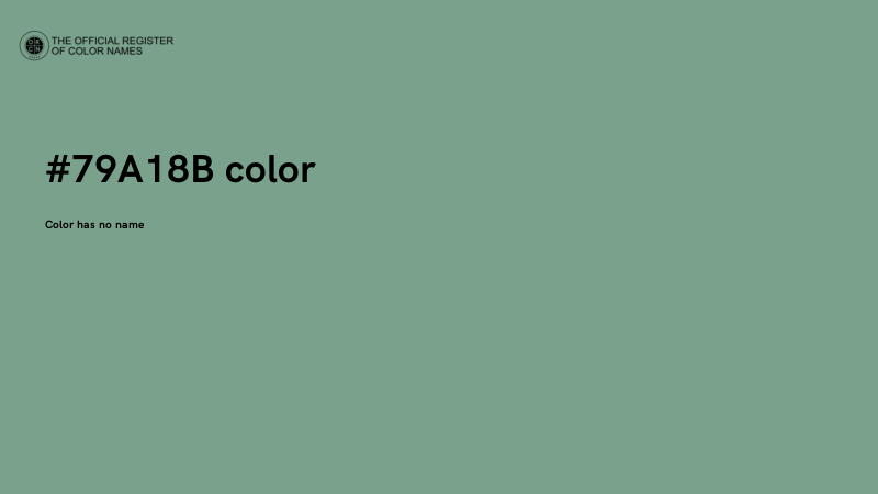 #79A18B color image