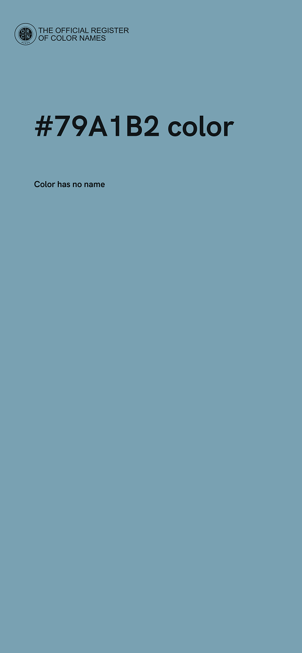 #79A1B2 color image