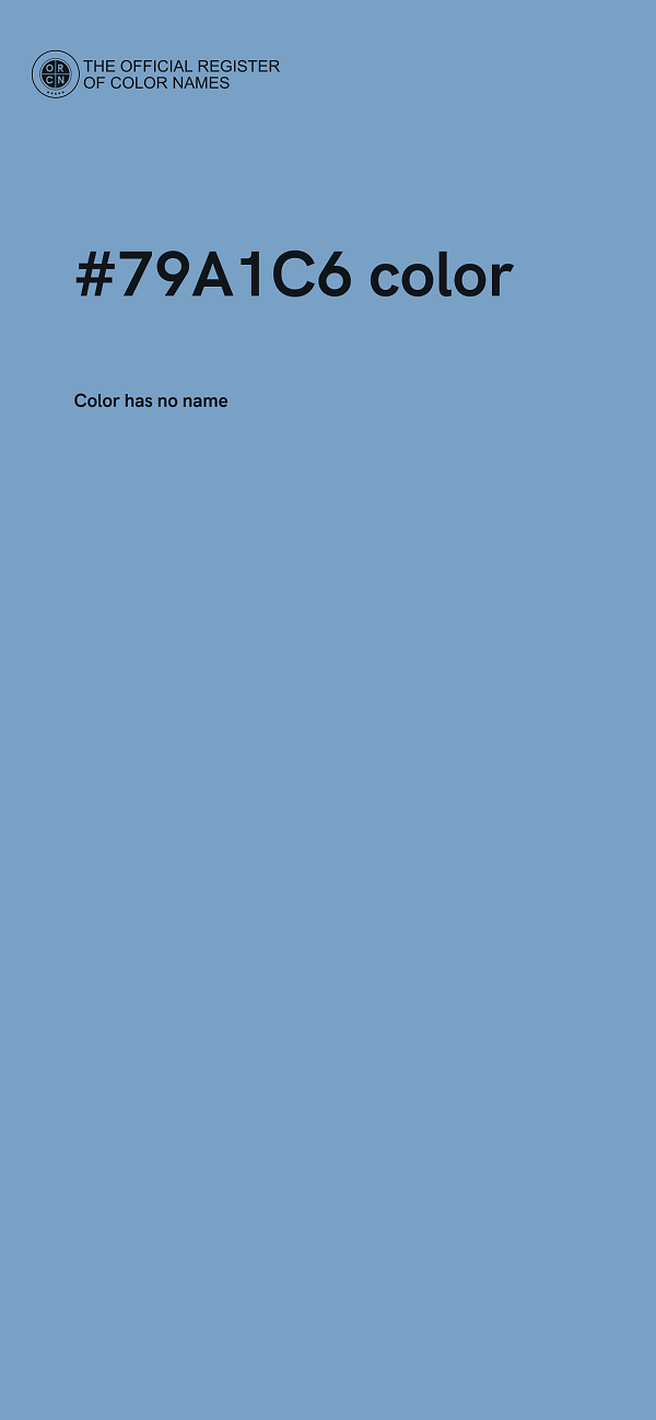 #79A1C6 color image