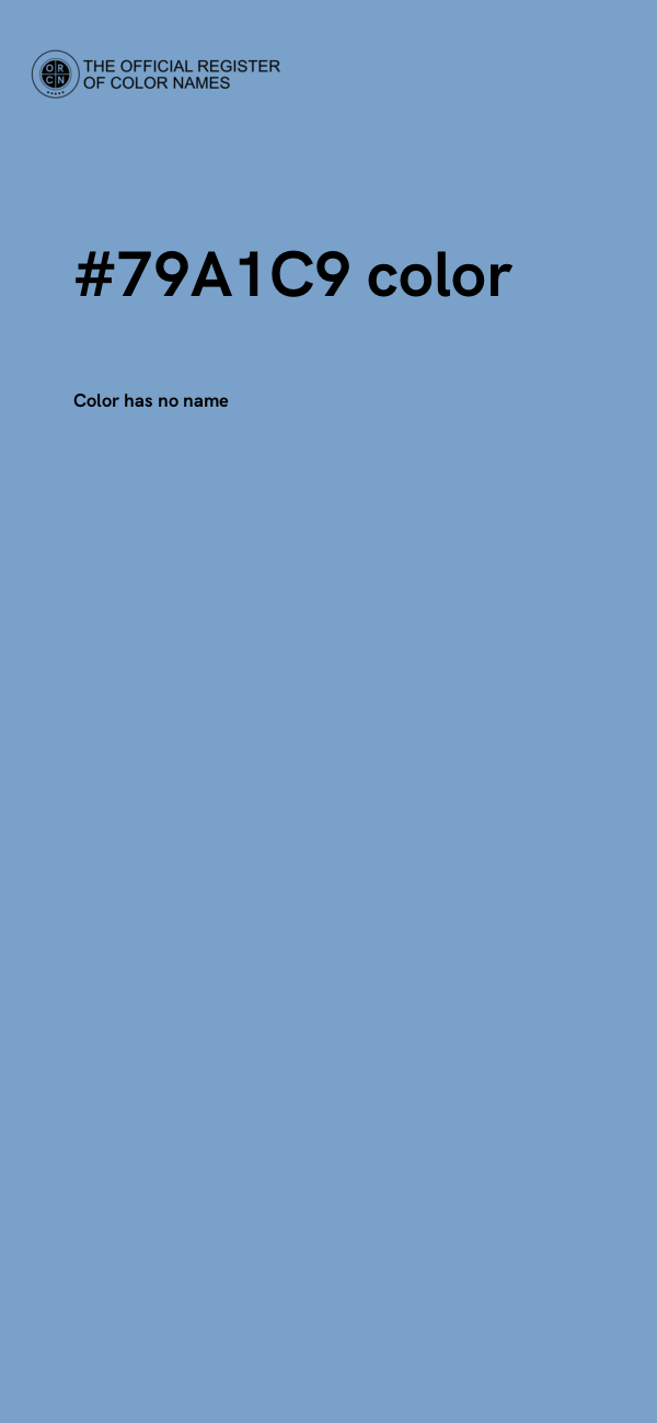 #79A1C9 color image