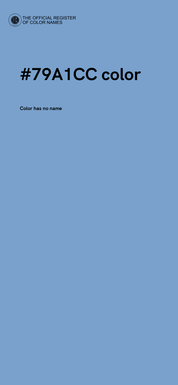 #79A1CC color image