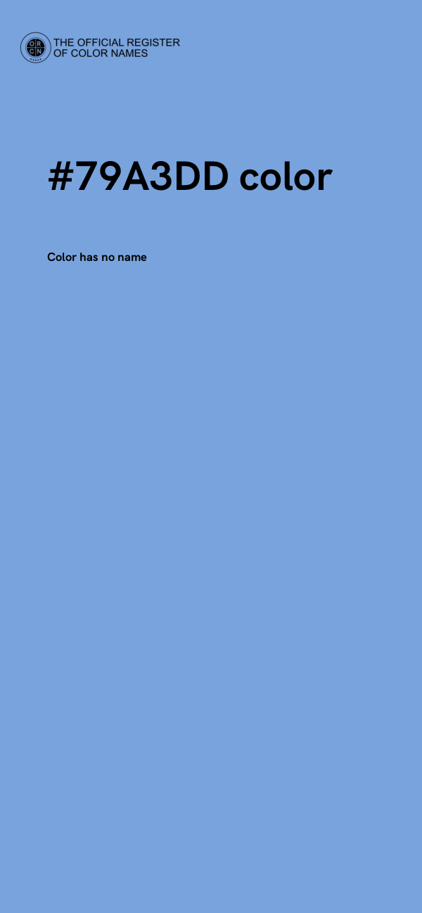 #79A3DD color image