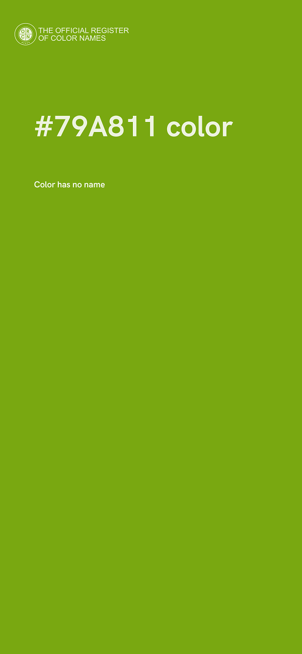 #79A811 color image