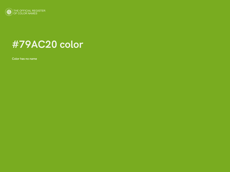 #79AC20 color image