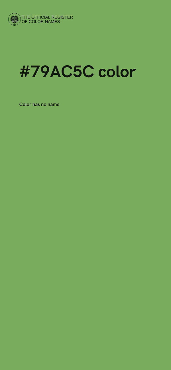#79AC5C color image