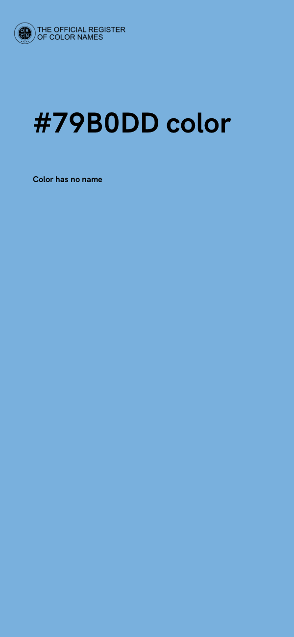 #79B0DD color image