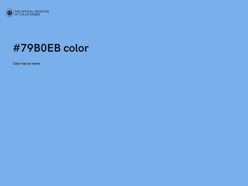 #79B0EB color image